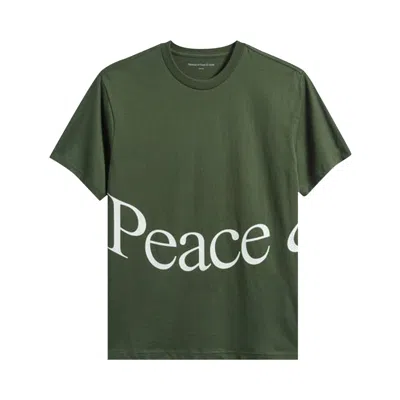 Pre-owned Museum Of Peace And Quiet Museum Of Peace & Quiet Jumbo Wordmark T-shirt 'forest' | Green | Men's Size S