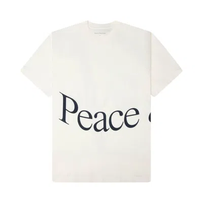 Pre-owned Museum Of Peace And Quiet Museum Of Peace & Quiet Jumbo Wordmark T-shirt 'white' | Men's Size L