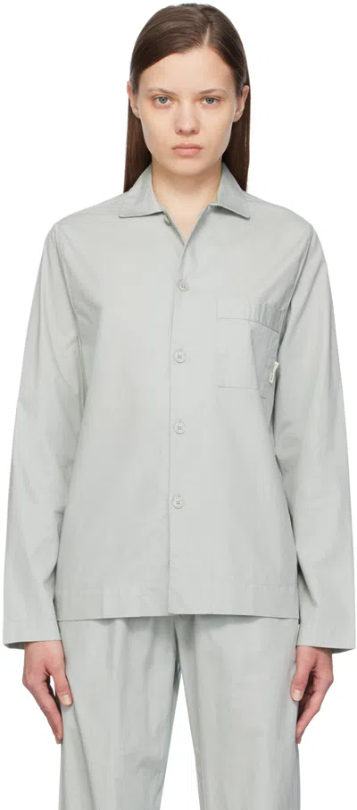 Museum Of Peace And Quiet Khaki Lounge Pyjama Shirt In Sage