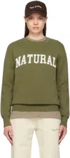 MUSEUM OF PEACE AND QUIET KHAKI 'NATURAL' SWEATER