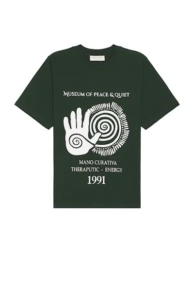 Museum Of Peace And Quiet Mano Curativa T-shirt In Forest