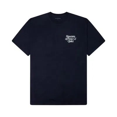 Pre-owned Museum Of Peace And Quiet Museum Of Peace & Quiet Mid Century T-shirt 'navy' | Blue | Men's Size Xl