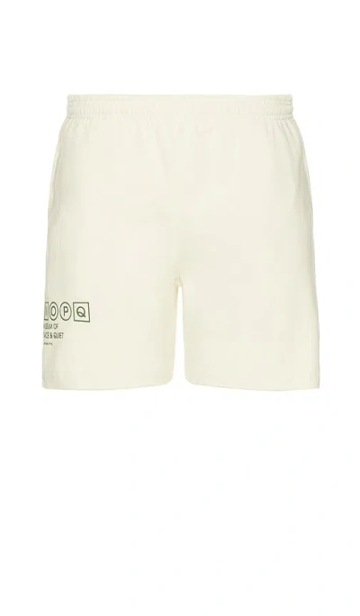 MUSEUM OF PEACE AND QUIET SIMPLE LIVING SWEATSHORTS