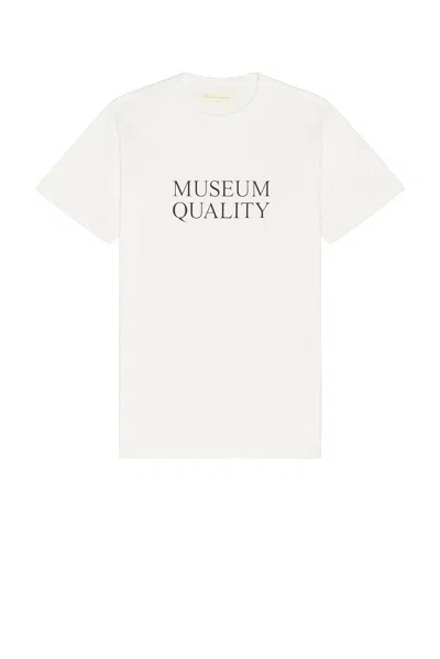 Museum Of Peace And Quiet Museum Quality Tee In White