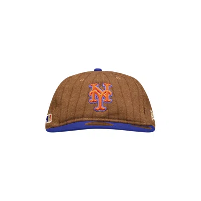 Pre-owned Museum Of Peace And Quiet Museum Of Peace & Quiet Ny Mets Wool Pinstripe Hat 'brown/blue' | Men's Size Onesize