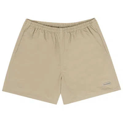 Pre-owned Museum Of Peace And Quiet Museum Of Peace & Quiet Nylon Shorts 'taupe' | Grey | Men's Size Xl