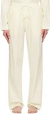 MUSEUM OF PEACE AND QUIET OFF-WHITE LOUNGE PYJAMA PANTS