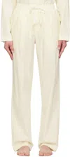 Museum Of Peace And Quiet Off-white Lounge Pyjama Pants In Bone