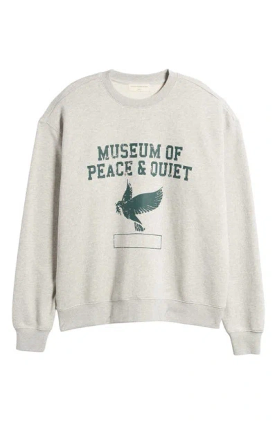 Museum Of Peace And Quiet P.e. Crewneck Sweatshirt In Heather
