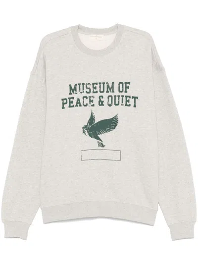 Museum Of Peace And Quiet P.e. Sweatshirt In White