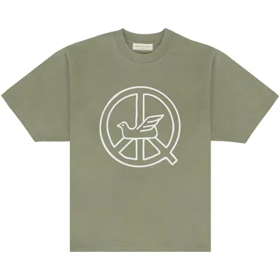 Pre-owned Museum Of Peace And Quiet Museum Of Peace & Quiet Peaceful Dove T-shirt 'olive' | Green | Men's Size Xl