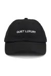 Museum Of Peace And Quiet Quiet Luxury Hat In Black