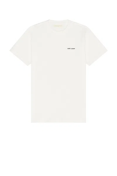Museum Of Peace And Quiet Quiet Luxury Tee In White