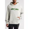 Museum Of Peace And Quiet Museum Of Peace & Quiet Recycle Logo Graphic Cotton Hoodie In Heather Grey