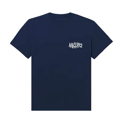 Pre-owned Museum Of Peace And Quiet Museum Of Peace & Quiet Sol T-shirt 'navy' | Blue | Men's Size Xl