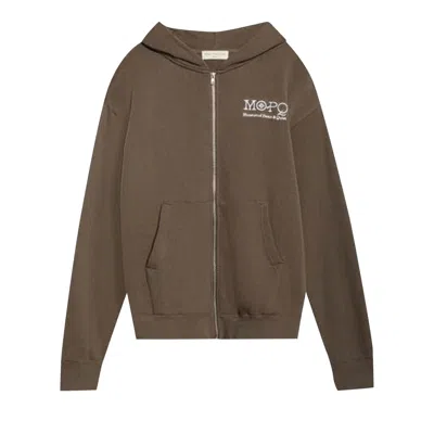 Pre-owned Museum Of Peace And Quiet Museum Of Peace & Quiet Southwest Zip-up Hoodie 'brown' | Men's Size S