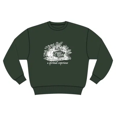 Pre-owned Museum Of Peace And Quiet Museum Of Peace & Quiet Spiritual Experience Crewneck 'forest' | Green | Men's Size Xl