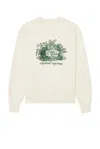 Museum Of Peace And Quiet Spiritual Experience Crewneck Sweatshirt In Bone