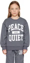 Museum Of Peace And Quiet Ssense Exclusive Kids Navy Sweatshirt In Navy