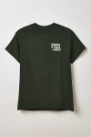 Museum Of Peace And Quiet Museum Of Peace & Quiet Track Graphic Tee In Green, Men's At Urban Outfitters In Green