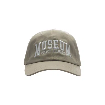 Pre-owned Museum Of Peace And Quiet Museum Of Peace & Quiet Umpq Dad Hat 'sepia' | Green | Men's Size Onesize