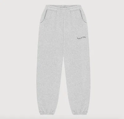 Museum Of Peace And Quiet Unisex Wordmark Sweatpants In Heather In Gray