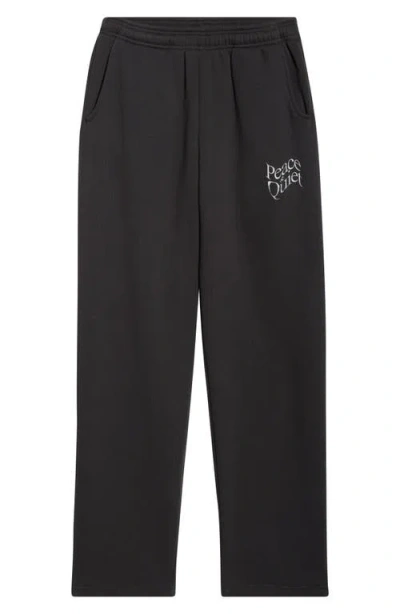 Museum Of Peace And Quiet Museum Of Peace & Quiet Warped Sweatpants In Black