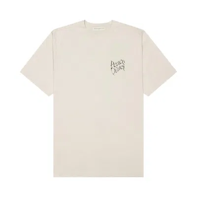 Pre-owned Museum Of Peace And Quiet Museum Of Peace & Quiet Warped T-shirt 'bone' | White | Men's Size S
