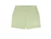 Museum Of Peace And Quiet Women's Warped Sweatshorts In Matcha In Green