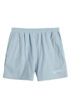 Museum Of Peace And Quiet Museum Of Peace & Quiet Wordmark Logo Embroidered Terry Cloth Shorts In Pattern