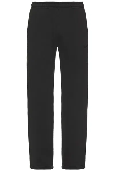 Museum Of Peace And Quiet Wordmark Pigment Dyed Sweatpants In Black
