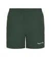 Museum Of Peace And Quiet Wordmark Shorts In Green