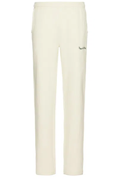 Museum Of Peace And Quiet Wordmark Sweatpants In Bone