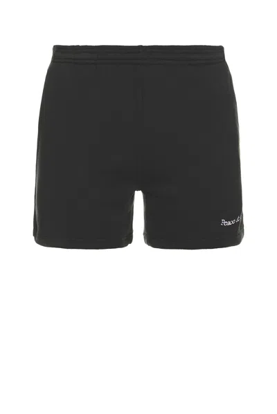 Museum Of Peace And Quiet Wordmark Sweatshorts In Black