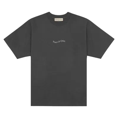 Pre-owned Museum Of Peace And Quiet Museum Of Peace & Quiet Wordmark T-shirt 'black' | Men's Size M