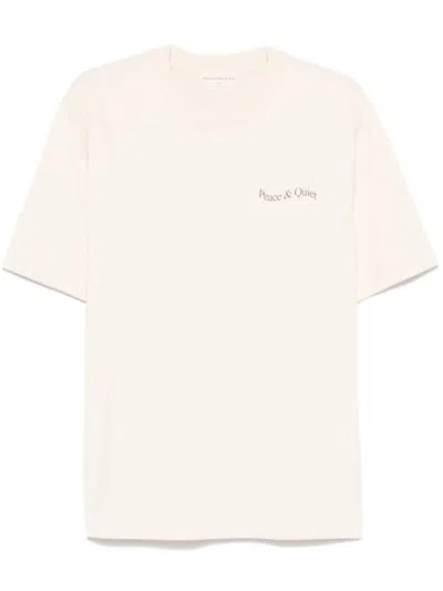 Museum Of Peace And Quiet Wordmark T-shirt In Nude