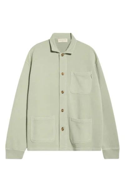 Museum Of Peace And Quiet Museum Of Peace & Quiet Wordmark Terry Chore Coat In Green
