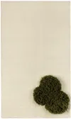 Mush Studios Beige & Green Small Echo Rug In Moss