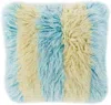 Mush Studios Blue & Yellow 'the Pinched' Cushion In Pool