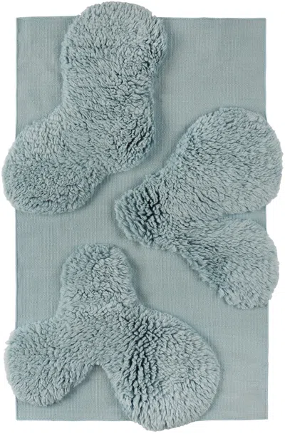 Mush Studios Ssense Exclusive Blue Small Orca Rug