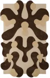 Mush Studios Ssense Exclusive Brown Large Blot Rug In Brown