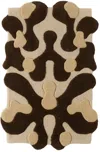 Mush Studios Ssense Exclusive Brown Small Blot Rug In Brown