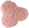 Mush Studios Ssense Exclusive Pink Poof Shag Rug In Rubber