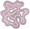 Mush Studios Ssense Exclusive Purple & White Large Valley Rug In Wisteria