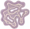 Mush Studios Ssense Exclusive Purple & White Small Valley Rug In Wisteria