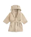 Mushie Kids' Bear Robe In Neutral