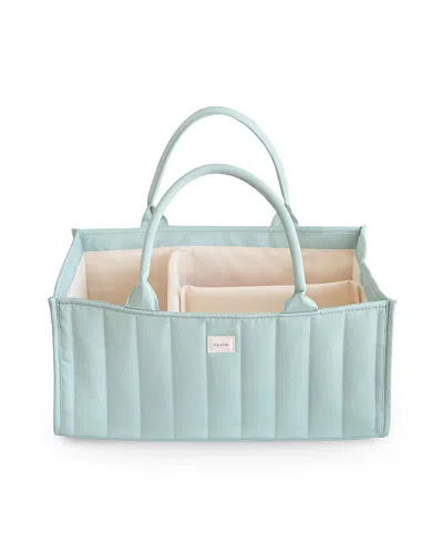 Mushie Diaper Caddy - Baby In Green