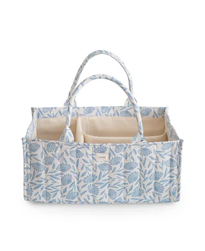 Mushie Diaper Caddy - Baby In Blue