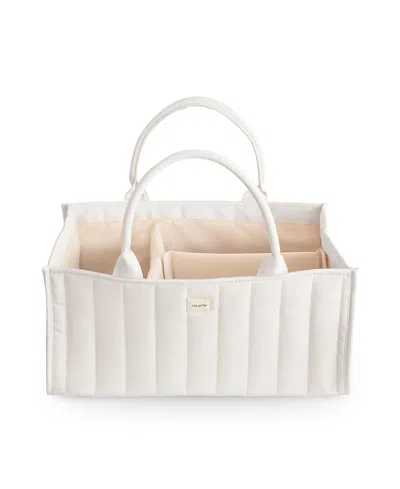 Mushie Diaper Caddy - Baby In White
