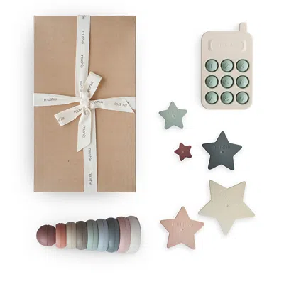 Mushie Everyday Play Gift Set In Multi